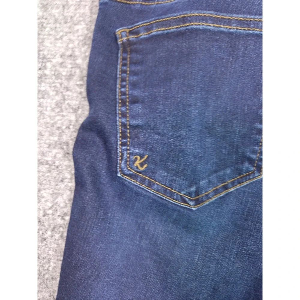 Kut from the Kloth Connie Ankle Skinny Jeans Womens Size 8 Blue Raw Hem